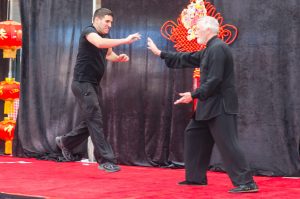 Push hands demonstration Sifu Jordan Misner and Scott Risano